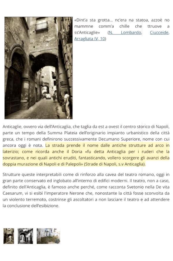 Apartamento Anticaglia 13 Nápoles Exterior foto